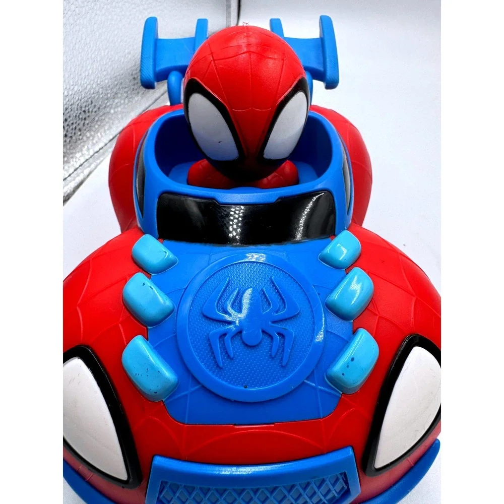 Marvel Spidey and His Amazing Friends Webbed Wheelie Toy Car Spider-Man Jazwares